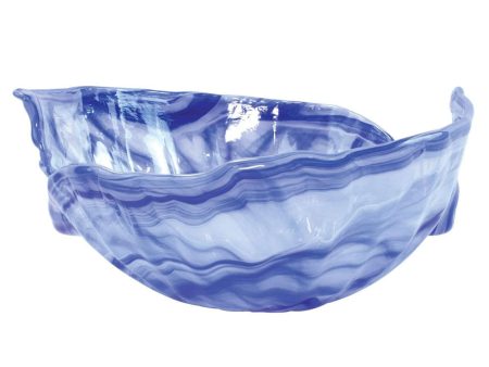 Cobalt Round Glass Bowl Sale