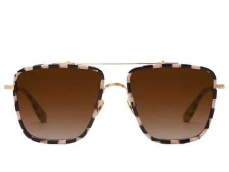 Vail Sunglasses in 18K Harlequin Discount