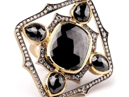 Black Diamond Bomb Ring Online Hot Sale