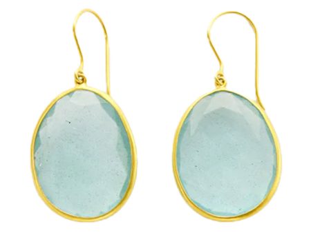 Aquamarine Pacific Blue Earrings on Sale