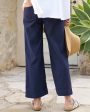 Wexford Linen Trouser in Navy Discount