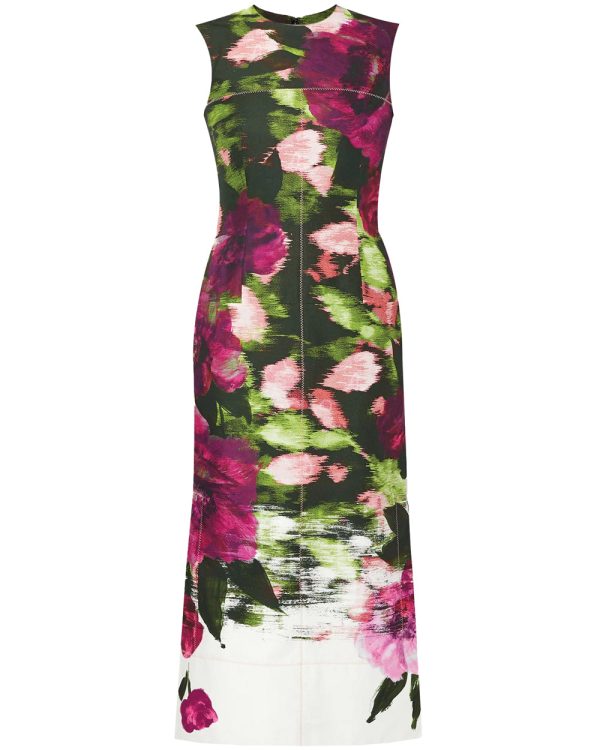 Wisteria Sleeveless Midi Dress Online Hot Sale