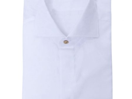 White Tonal Diamond Formal Shirt Online now