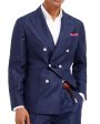 Blue Houndstooth Suit Jacket Sale