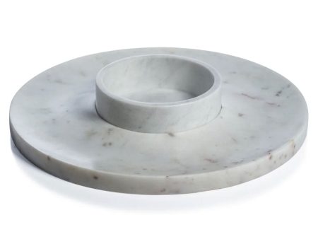 Marbella Marble Chip and Dip Server Discount