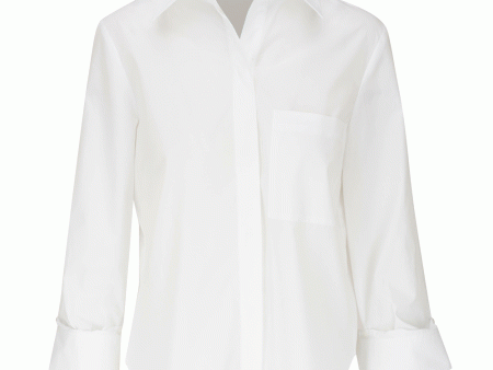 White Boyfriend Shirt Cheap