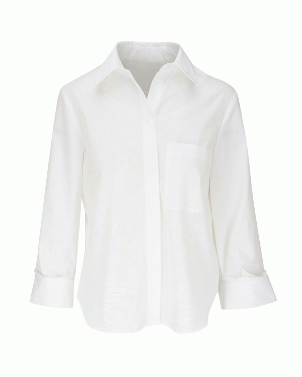 White Boyfriend Shirt Cheap