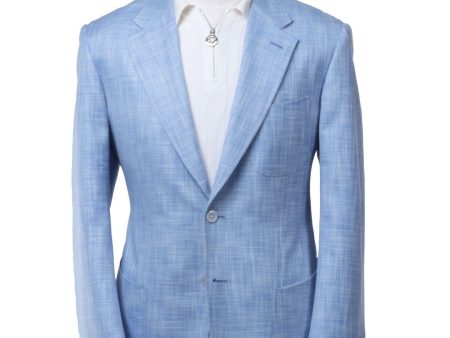 Baby Blue Two Button Sportcoat For Discount