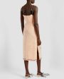 Ballet Pink Sleeveless Cocktail Midi Dress For Cheap