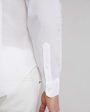 White Long Sleeve Sportshirt Discount