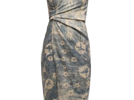 Blue Shibori Alivia Dress Discount