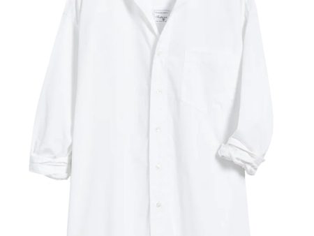 White Mackenzie Button Up Shirt Online Sale