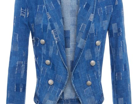 Wayne Crop Denim Jacket in Tucson Fashion