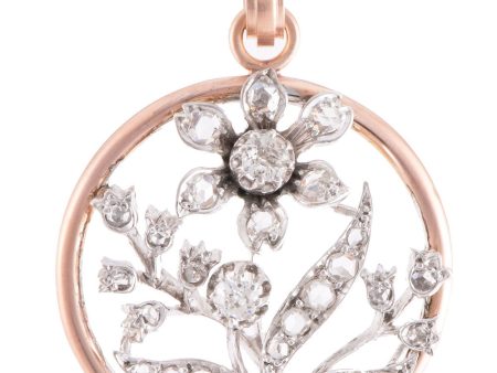 Vintage Flower Pendant Online now