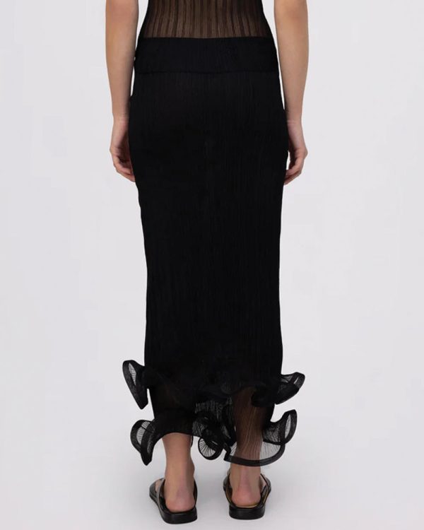 Black Kelso Midi Skirt Online Hot Sale