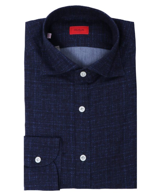 Blue Flannel Dress Shirt For Discount