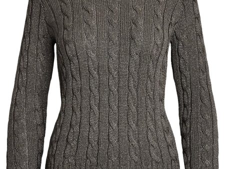 Asteroid Embellished Cable Knit Pullover For Cheap