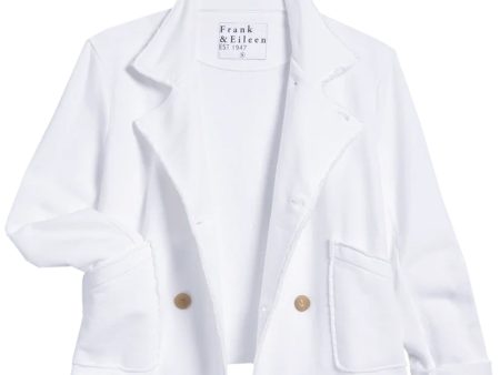 White Mini Belfast Crop Peacoat Online