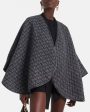 Toile Iconographe Wool and Cashmere Poncho in Grigio Online now