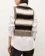 Black Mixed Knit Spear Top Online Hot Sale