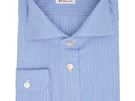 Blue and White Micro Stripe Sportshirt Sale