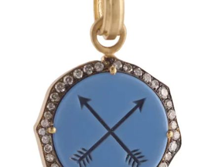 Blue Arrow Pendant Fashion