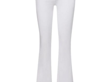 Beverly Skinny Flare Jean in White Fashion