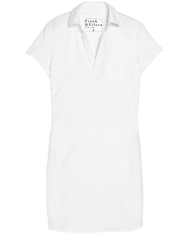 White Lauren Polo Dress Online now