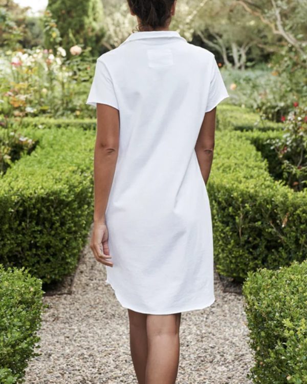 White Lauren Polo Dress Online now