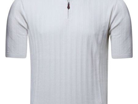 White Short Sleeve Polo Fashion