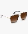 Vail Sunglasses in 18K Harlequin Discount