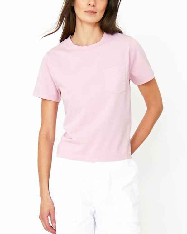 The Wynn Baby Tee in Blush Hot on Sale