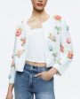 White Crochet Anderson Cardigan on Sale