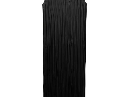 Black Maise Pleated Plisse Dress Online