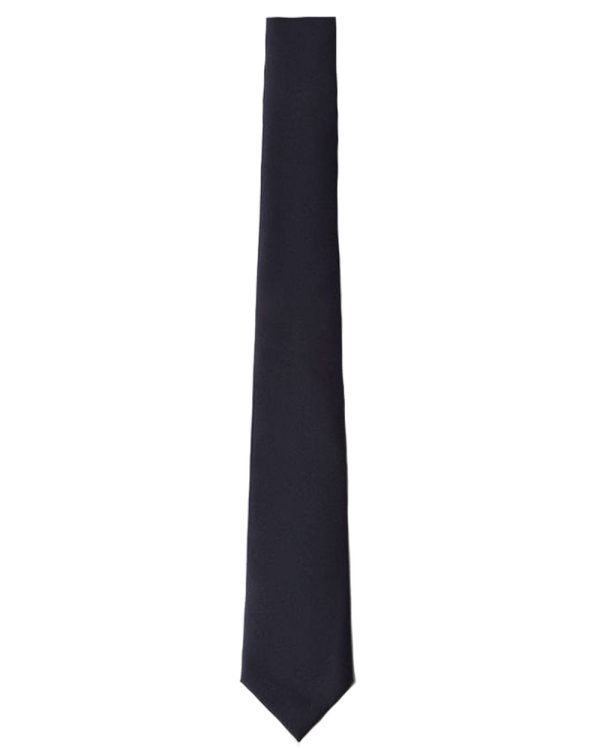 Basic Navy Wool Tie For Cheap