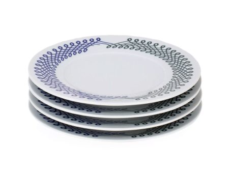 Ribbon Salad Plates Set of 4 on Sale