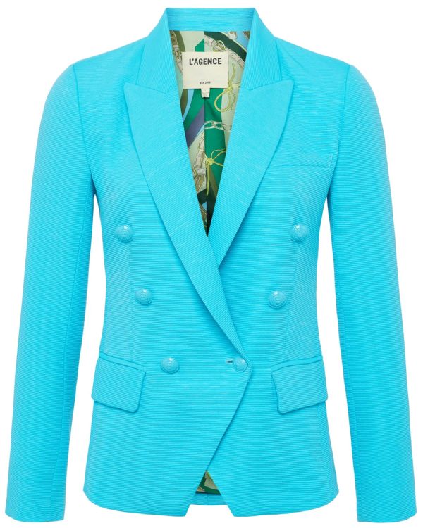 Blue Atoll Kenzie Double Breasted Blazer Supply