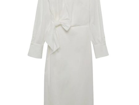 White Briar Drape Midi Dress Online Hot Sale