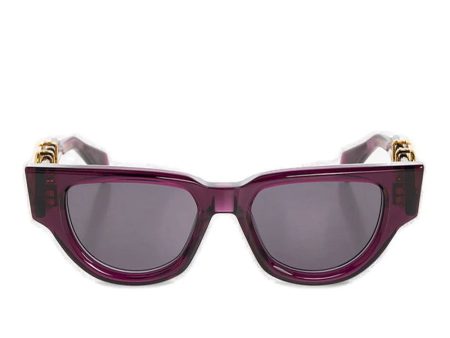 V-Due Sunglasses in Purple For Cheap