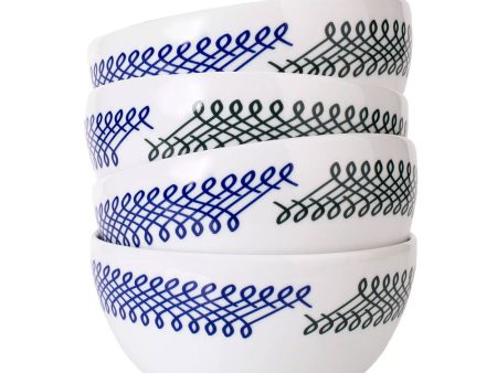 Ribbon Cereal Bowl Set of 4 Online