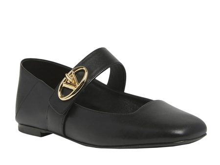 VLogo Mary Jane Ballerina Flat in Nero Cheap