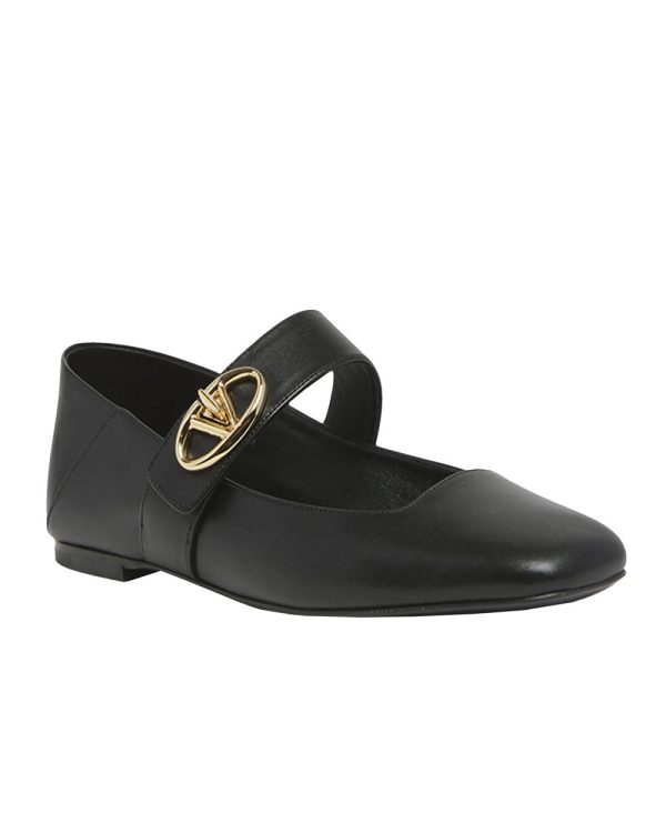 VLogo Mary Jane Ballerina Flat in Nero Cheap