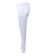 5 Pocket Pant in Optical White Hot on Sale