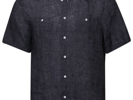 Anthracite Full Button Sportshirt Fashion