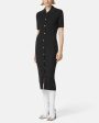 Black Barocco Knit Dress Online Sale