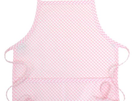 Wipeable Smock in Pink Check Supply