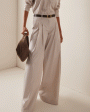 White and Khaki Faubourg Stripe Didi Pant For Sale