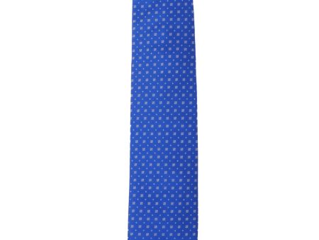 Blue and Yellow Dotted Tie Online Sale