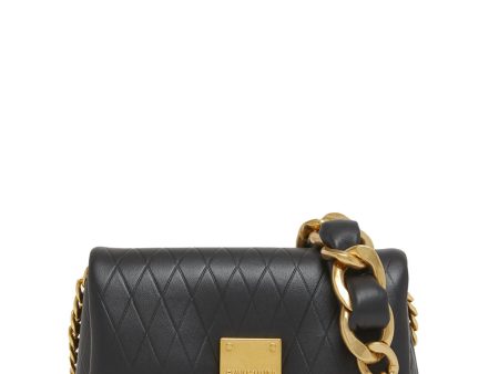 1945 Soft Mini Shoulder Bag in Black For Sale