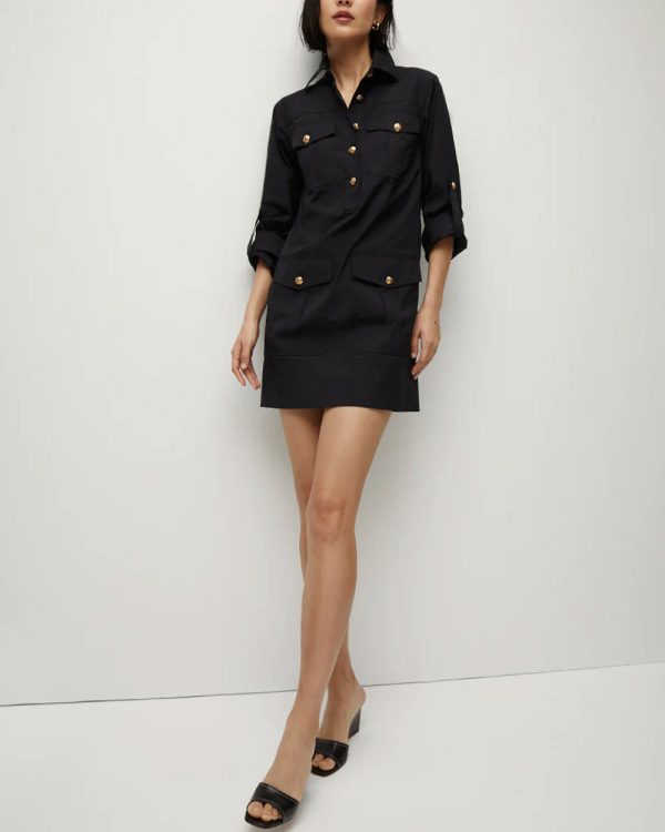 Black Saude Cargo Dress Cheap